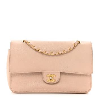 chanel nude classic flap|CHANEL Grained Calfskin Medium Classic Pure Double Flap .